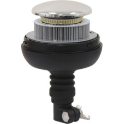 Gyrophare LED double flash orange sur tige flexible 12/24V SODIFLASH_ref SOD16301-1