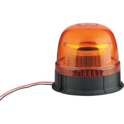Gyrophare LED double flash orange fixation à plat 12/24V SODIFLASH_ref SOD16303