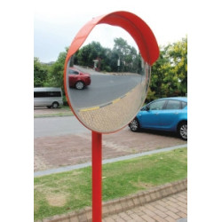 MIROIR DE SÉCURITÉ INTÉRIEUR/EXTÉRIEUR INCASSABLE 300MM