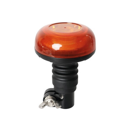 MINI-GYROPHARE LED FLASH 12/24V SUR TIGE FLEXIBLE
