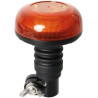 MINI-GYROPHARE LED FLASH 12/24V SUR TIGE FLEXIBLE