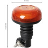 MINI-GYROPHARE LED FLASH 12/24V SUR TIGE FLEXIBLE