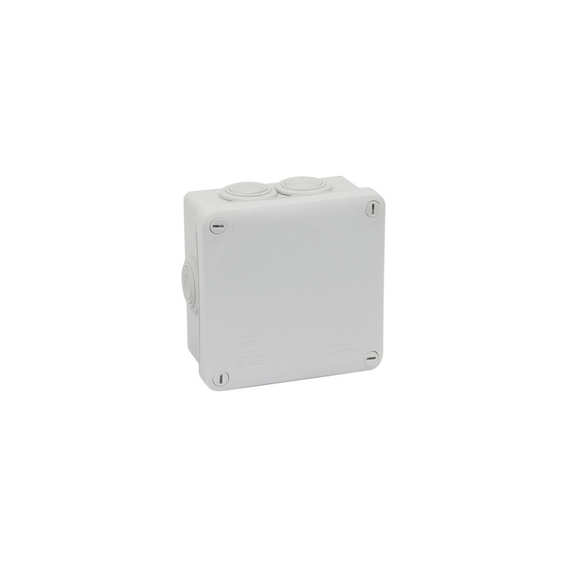 BOÎTE DE DÉRIVATION ÉTANCHE CARRÉE 115X115MM