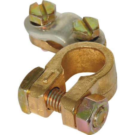 Colliers de batterie DRAKKAR VL à barrette et double serrage pour bornes positive et négative_ref SOD04213