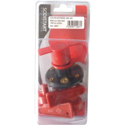 COUPE-BATTERIES À CLÉ 12/24V-200A-M8 / BLISTER