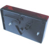 Feu arrière AJBA gauche rectangle 12V avec connecteur_ref SOD16103-1
