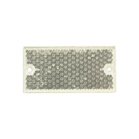 Catadioptre AJBA rectangulaire blanc à fixer_ref SOD16210