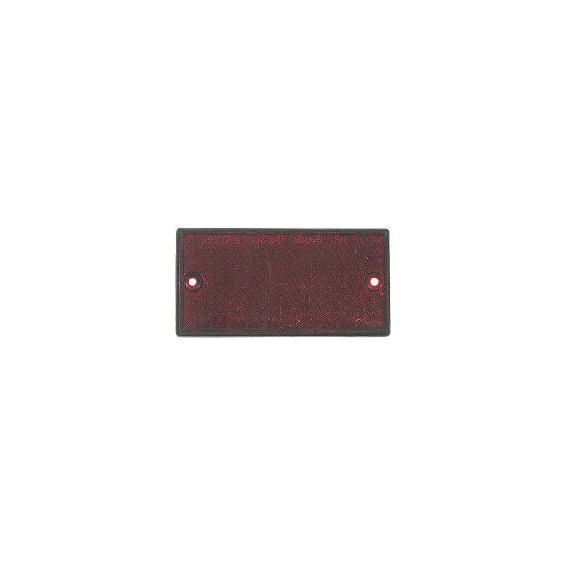 Catadioptre AJBA rectangulaire rouge à fixer_ref SOD16212