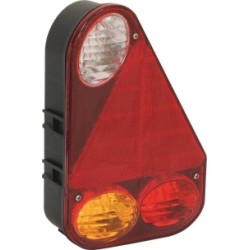 FEU ARRIÈRE VERTICAL 12V DROIT 5 FONCTIONS AVEC CONNECTEUR 5 PLOTS 219X146MM