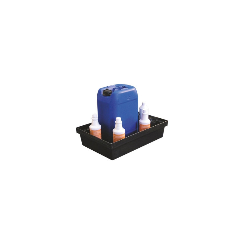 BAC DE RETENTION 35L POLYETHYLENE 80X40X16 SANS CAILLEBOTTIS