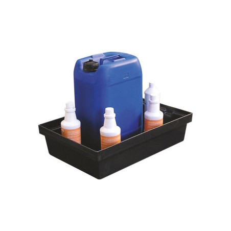 BAC DE RETENTION 35L POLYETHYLENE 80X40X16 SANS CAILLEBOTTIS