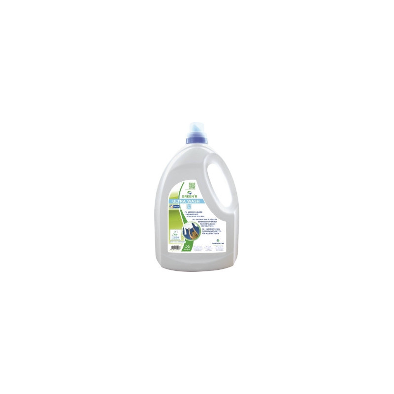 LESSIVE LIQUIDE EXTRA CONCENTRÉE HYPOALLERGÉNIQUE ECOLABEL - BIDON DE 3L