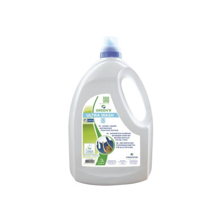 LESSIVE LIQUIDE EXTRA CONCENTRÉE HYPOALLERGÉNIQUE ECOLABEL - BIDON DE 3L