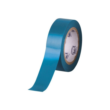 Lot de 10 rubans adhésifs isolants PVC HPX bleu 19mm x 20m_ref SOD20364