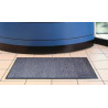 TAPIS ABSORBANT GRIS PVC 600X900MM