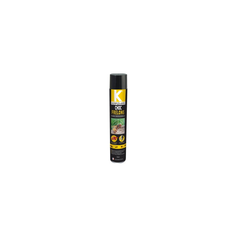 aérosol insecticide choc frelons Karzhan 750ml_ref SOD10058