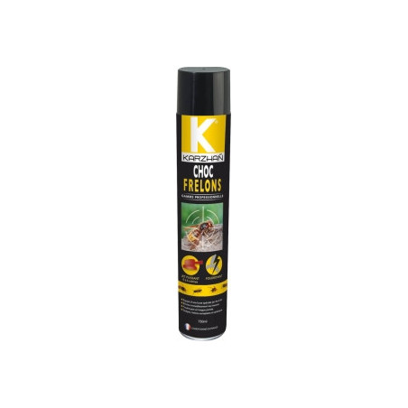 aérosol insecticide choc frelons Karzhan 750ml_ref SOD10058