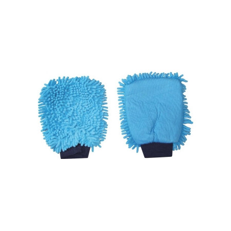 gant de lavage microfibre bleu Karzhan_ref SOD21002