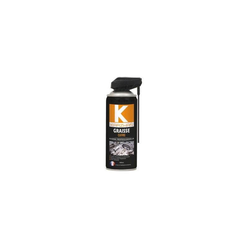 graisse cuivre Karzhan 400ml aérosol anti-grippant_ref SOD24564