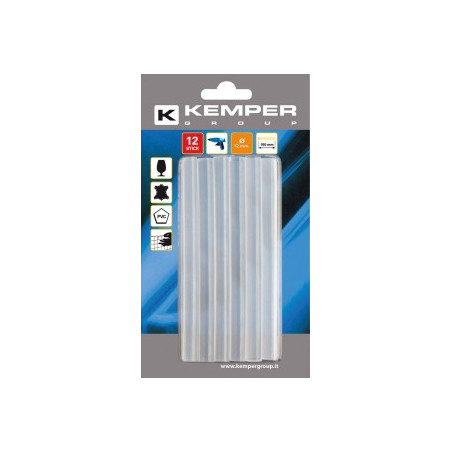 LOT 12 BÂTONS DE COLLE D.12MM LONGUEUR 100MM