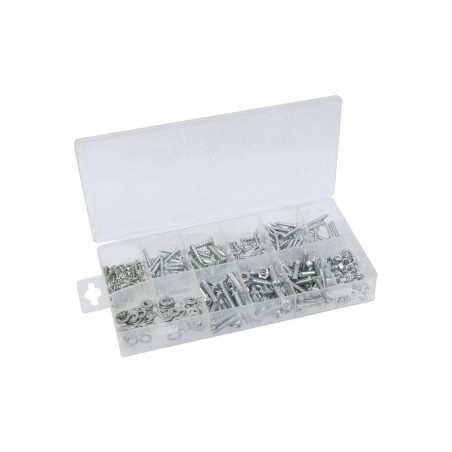 assortiment 347 vis métal bois rondelles écrous klipper_ref SOD14160