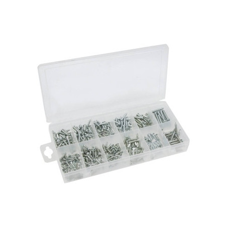 assortiment 240 vis auto taraudeuses métal bois klipper_ref SOD14163