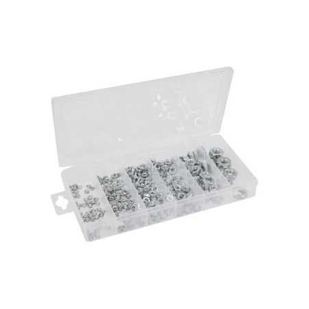 assortiment écrous hexagonaux zingués blanc klipper_ref SOD14168