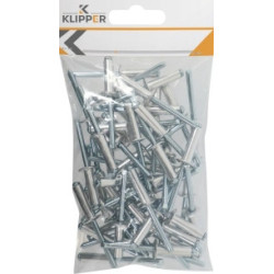rivets alu acier tête plate 6,4x22 mm klipper_ref SOD23845.25-1