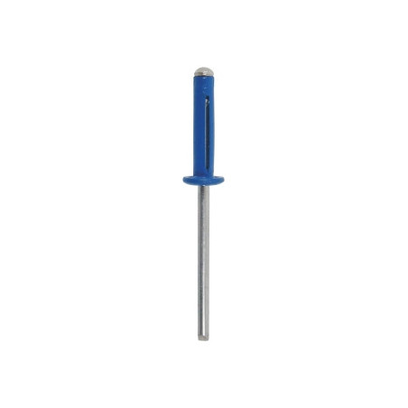 Rivet aluminium bleu spécial plaque d’immatriculation 4x18 mm_ref SOD23910.250