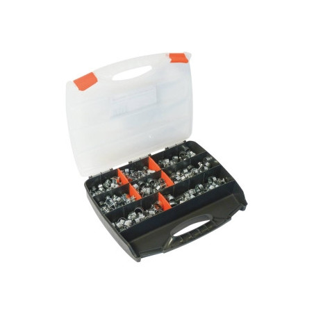 Coffret de 190 colliers de durite acier zingué W1 KLIPPER_ref SOD26545