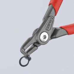 PINCE COUDÉE À 90° 125MM POUR CIRCLIPS EXTÉRIEUR 3/10MM