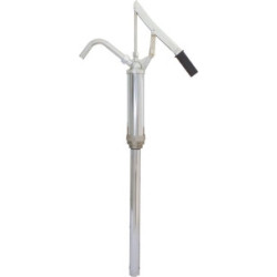 POMPE DE TRANSVASEMENT À LEVIER 15 L/MIN AVEC BEC VERSEUR ET CANNE ACIER 480/890MM