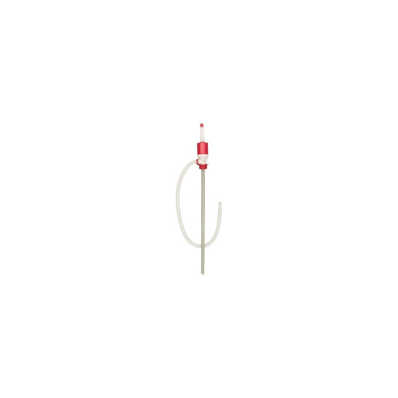 Pompe syphon manuelle polyéthylène 21 l min avec canne STILKER_ref SOD10386