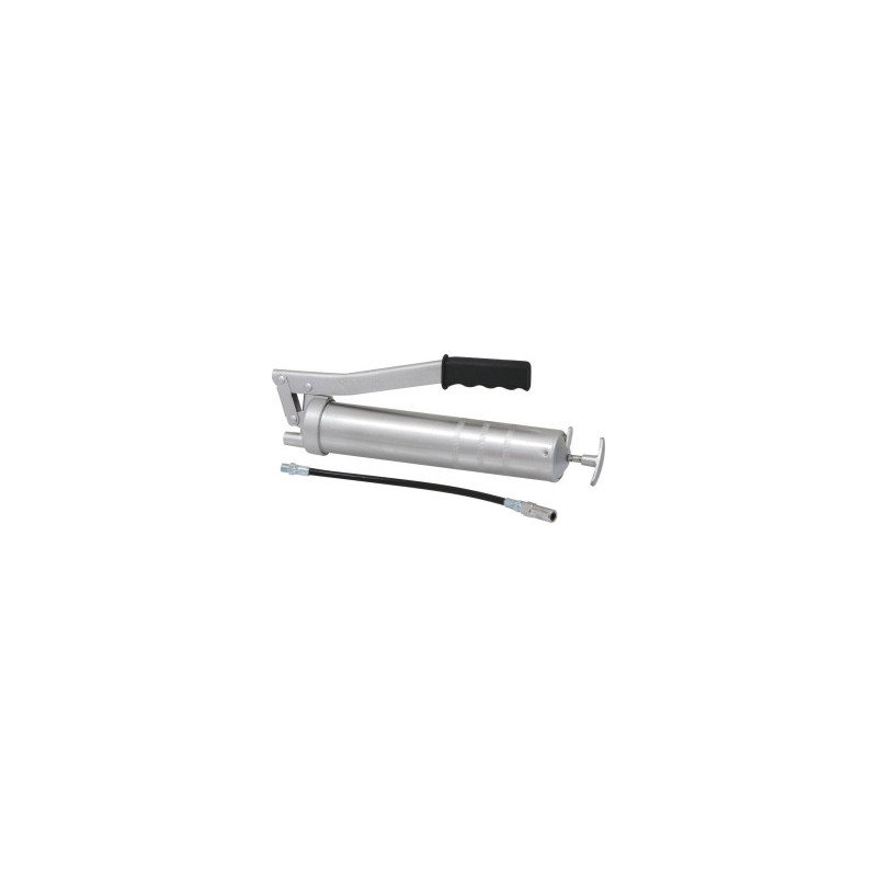 Pompe à graisse manuelle avec flexible 300 mm et agrafe 4 mors STILKER_ref SOD10472
