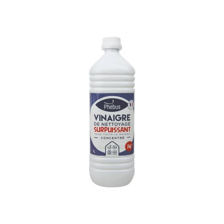 BIDON 1L VINAIGRE DE NETTOYAGE SURPUISSANT 14 DEGRES