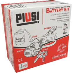 Kit pompe gasoil PIUSI 24V - 50l/min avec pistolet métal_ref SOD08561-3