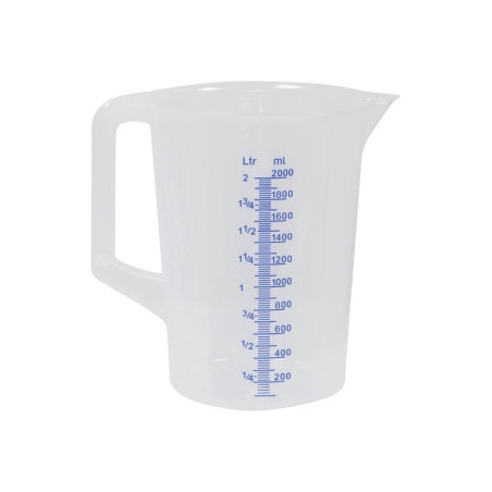 Mesure graduée 2L PRESSOL translucide polypropylène_ref SOD10358
