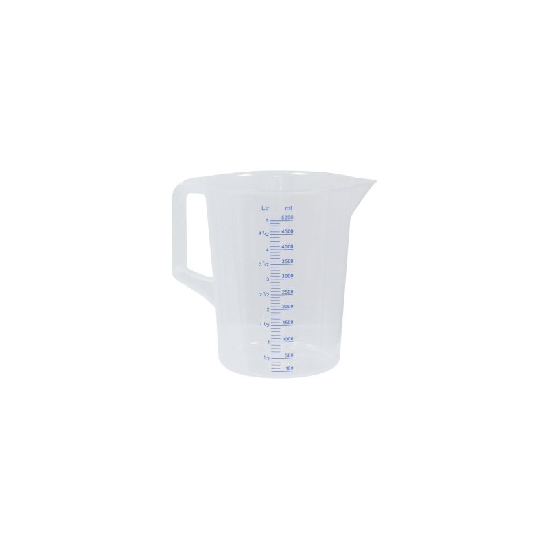 Mesure graduée 5L PRESSOL translucide polypropylène_ref SOD10359