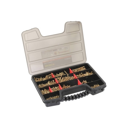 COFFRET 1000 VIS BOIS TÊTE FRAISÉE DE M3,5 À M5