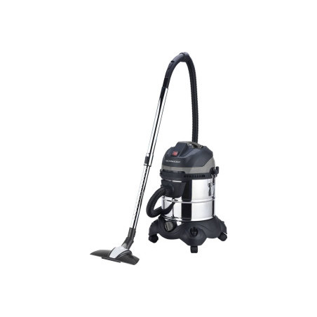 ASPIRATEUR 20L EAU & POUSSIERES 1200W CUVE METAL
