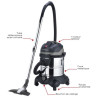 ASPIRATEUR 20L EAU & POUSSIERES 1200W CUVE METAL