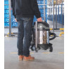 ASPIRATEUR 20L EAU & POUSSIERES 1200W CUVE METAL