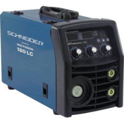 Poste à souder inverter SCHNEIDER MIG Fusion 180LC / 180A avec affichage digital_ref SOD50475