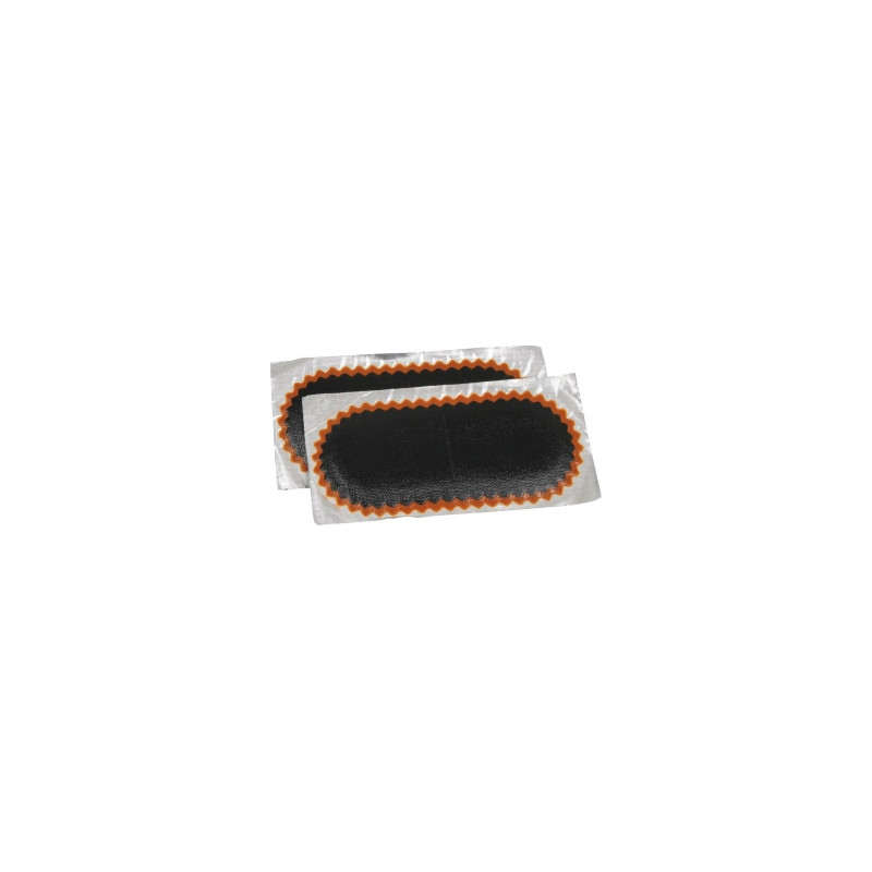 RUSTINE POUR CHAMBRE À AIR OVALE 150X75MM N°7B - BLISTER DE 2 PCS