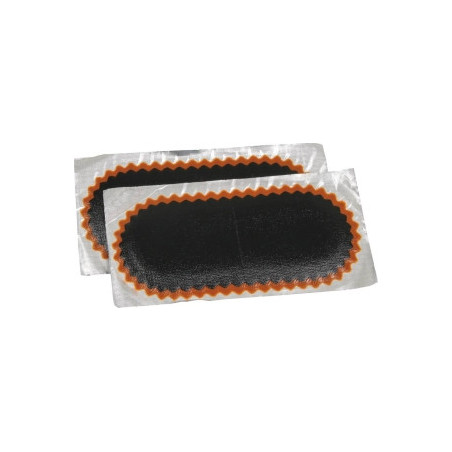 RUSTINE POUR CHAMBRE À AIR OVALE 150X75MM N°7B - BLISTER DE 2 PCS