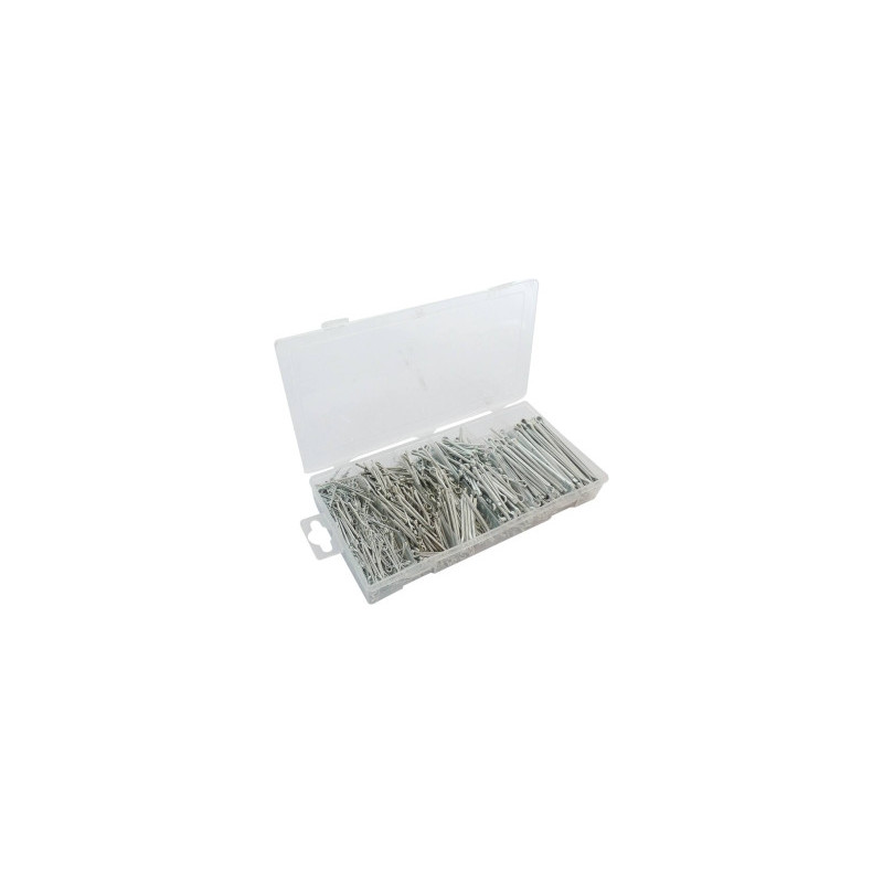 Coffret 1000 goupilles fendues STILKER Ø 1,6 à 4 mm_ref SOD14093