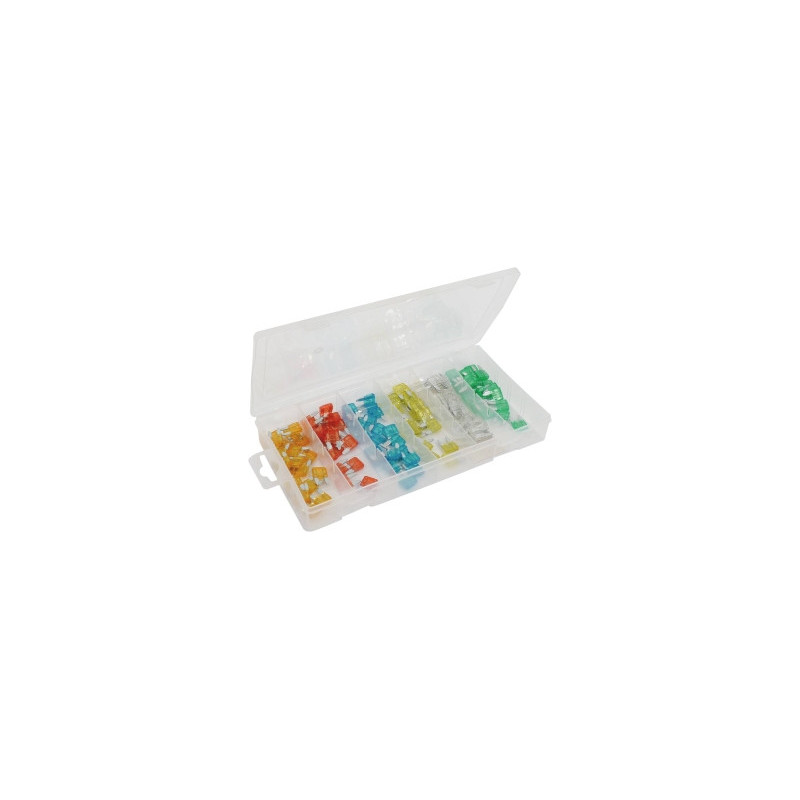 Coffret 120 mini‑fusibles STILKER 5 A‑30 A_ref SOD14100