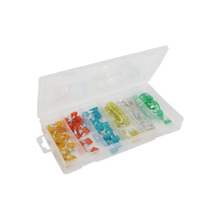 Coffret 120 mini‑fusibles STILKER 5 A‑30 A_ref SOD14100