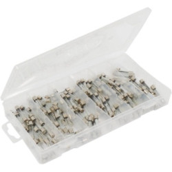 Coffret 120 fusibles en verre STILKER 5 A‑30 A_ref SOD14101