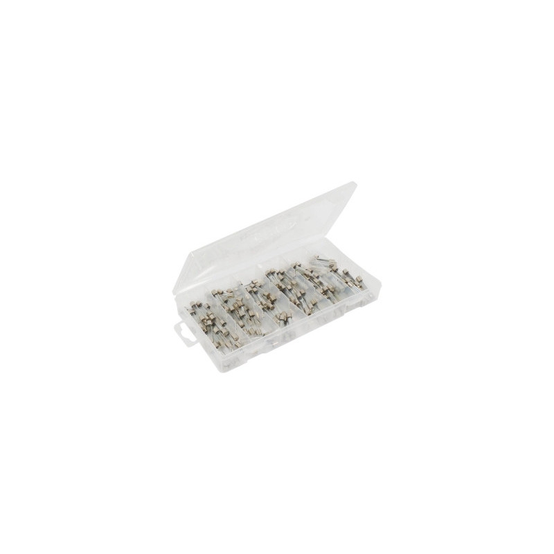 Coffret 120 fusibles en verre STILKER 5 A‑30 A_ref SOD14101